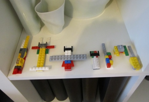lego planes on shelf