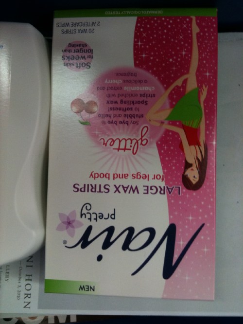 Nair glitter wax