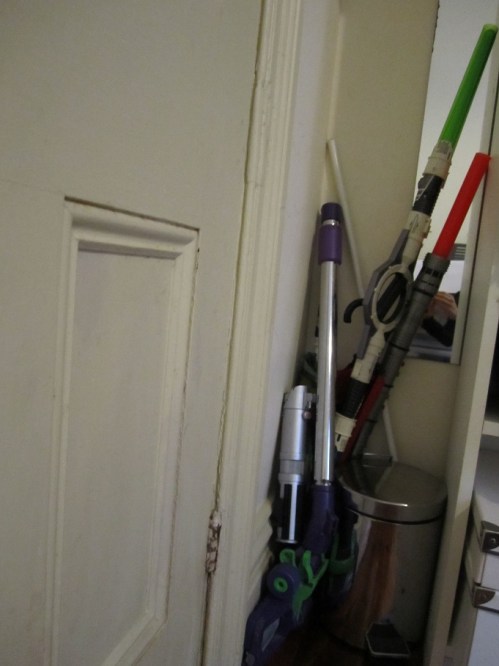 Lightsabers and vacuum cleaner