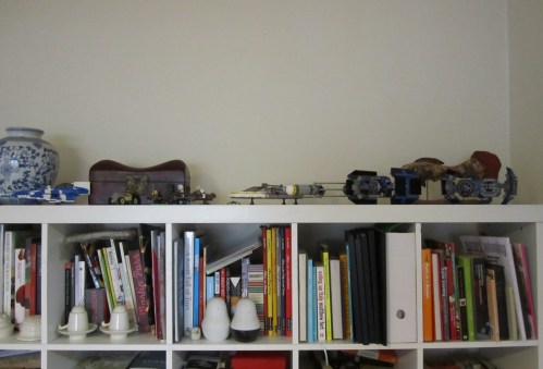 star wars lego on shelf