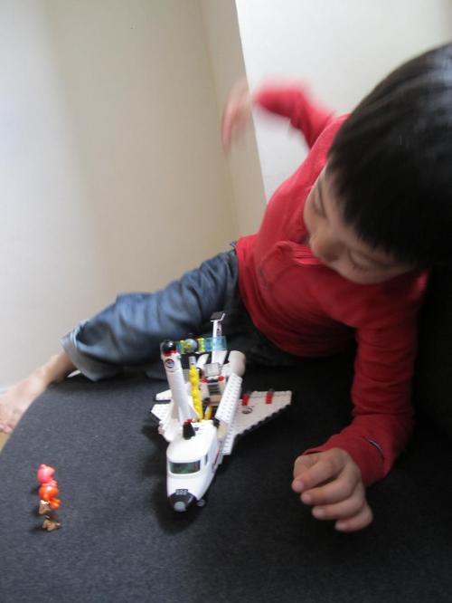 The Lego spaceship