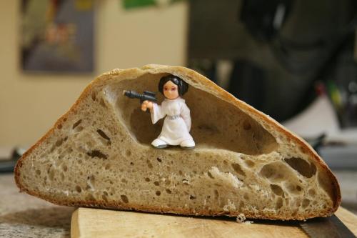 Princess leia in bread