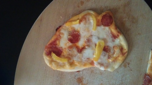 australian shaped  pizza