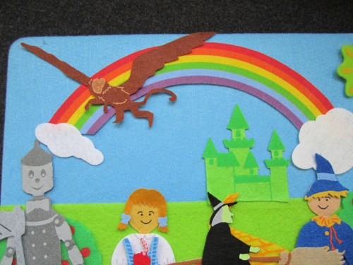wizard of oz felt rainbow